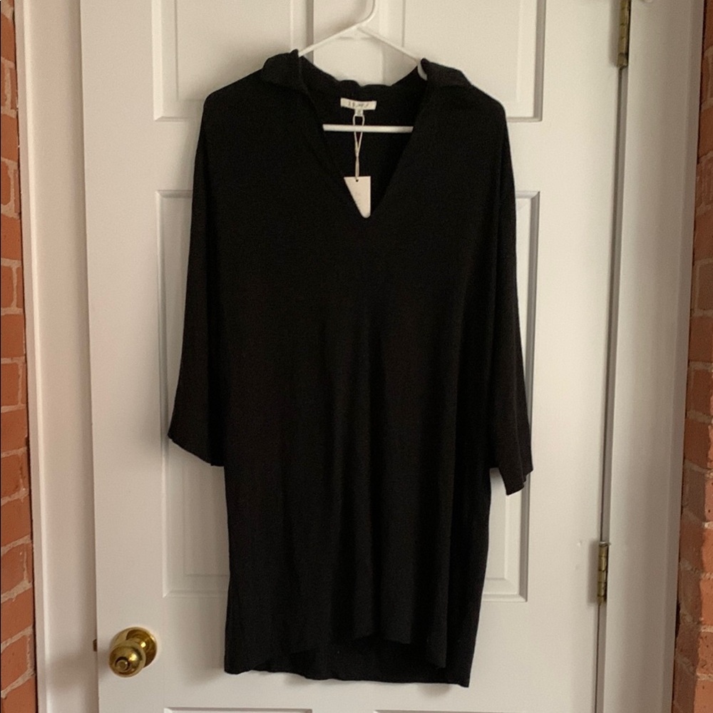 Z Supply Black collared swim cover up.  NWT!